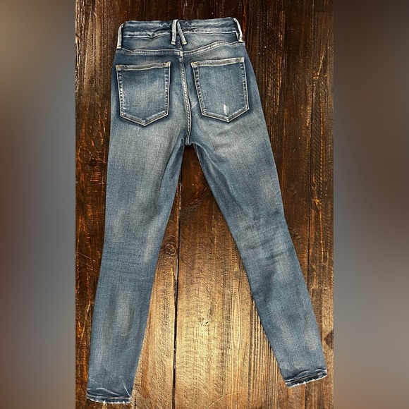 Good American Good Legs Cropped Skinny Jeans - size 25/0 - excellent condition! - Picture 5 of 14